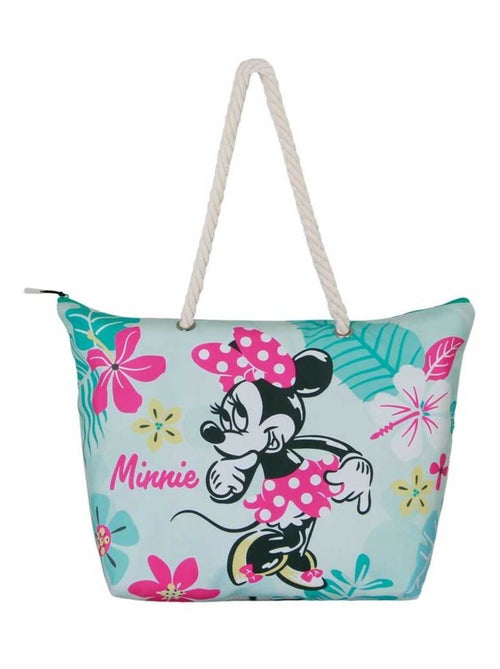 Sac de Plage Soleil - Disney Minnie Mouse Tropic - Vert - Taille Unique - Kiabi