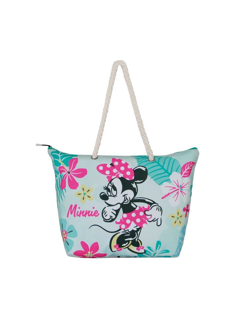 Sac de Plage Soleil - Disney Minnie Mouse Tropic - Vert - Taille Unique Vert - Kiabi