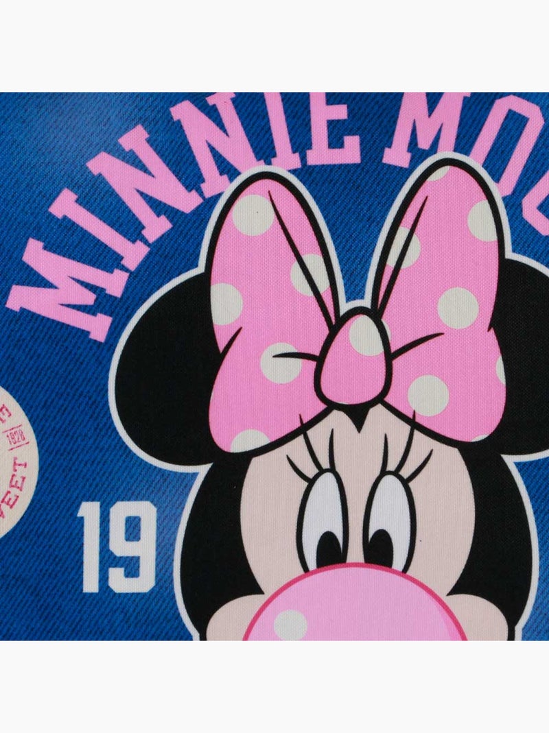 Sac de Plage Soleil - Disney Minnie Mouse Varsity - Bleu - Taille Unique Bleu - Kiabi