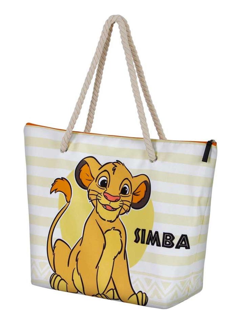 Sac de Plage Soleil - Disney Roi Lion Sunset - Blanc - Taille Unique Blanc - Kiabi