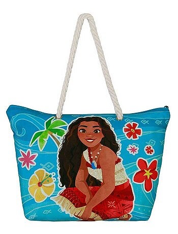 Sac de Plage Soleil - Disney Vaiana Sea - Bleu - Taille Unique