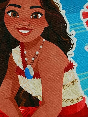 Sac de Plage Soleil - Disney Vaiana Sea - Bleu - Taille Unique