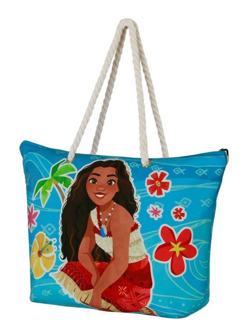Sac de Plage Soleil - Disney Vaiana Sea - Bleu - Taille Unique Bleu - Kiabi