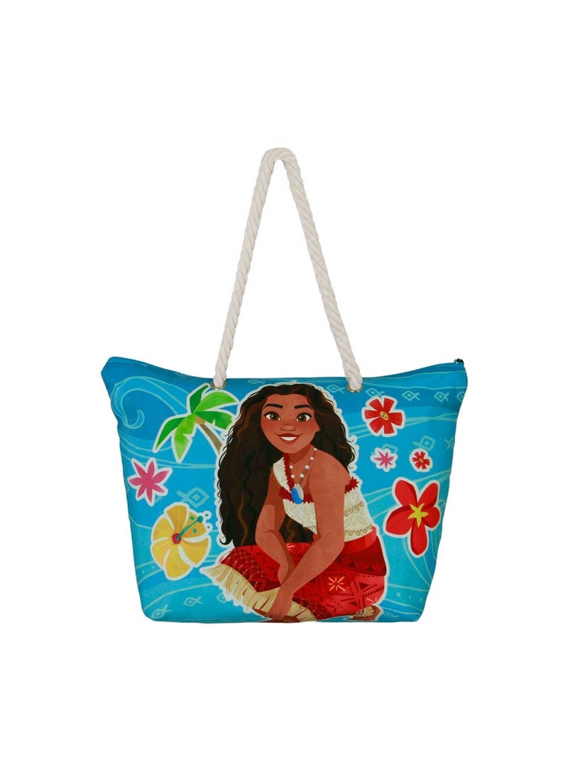 Sac de Plage Soleil - Disney Vaiana Sea - Bleu - Taille Unique Bleu - Kiabi