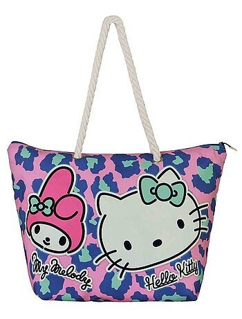 Sac de Plage Soleil - Hello Kitty Safari - Rose - Taille Unique