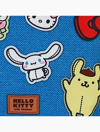 Sac de Plage Soleil - Hello Kitty Stickers - Bleu - Taille Unique