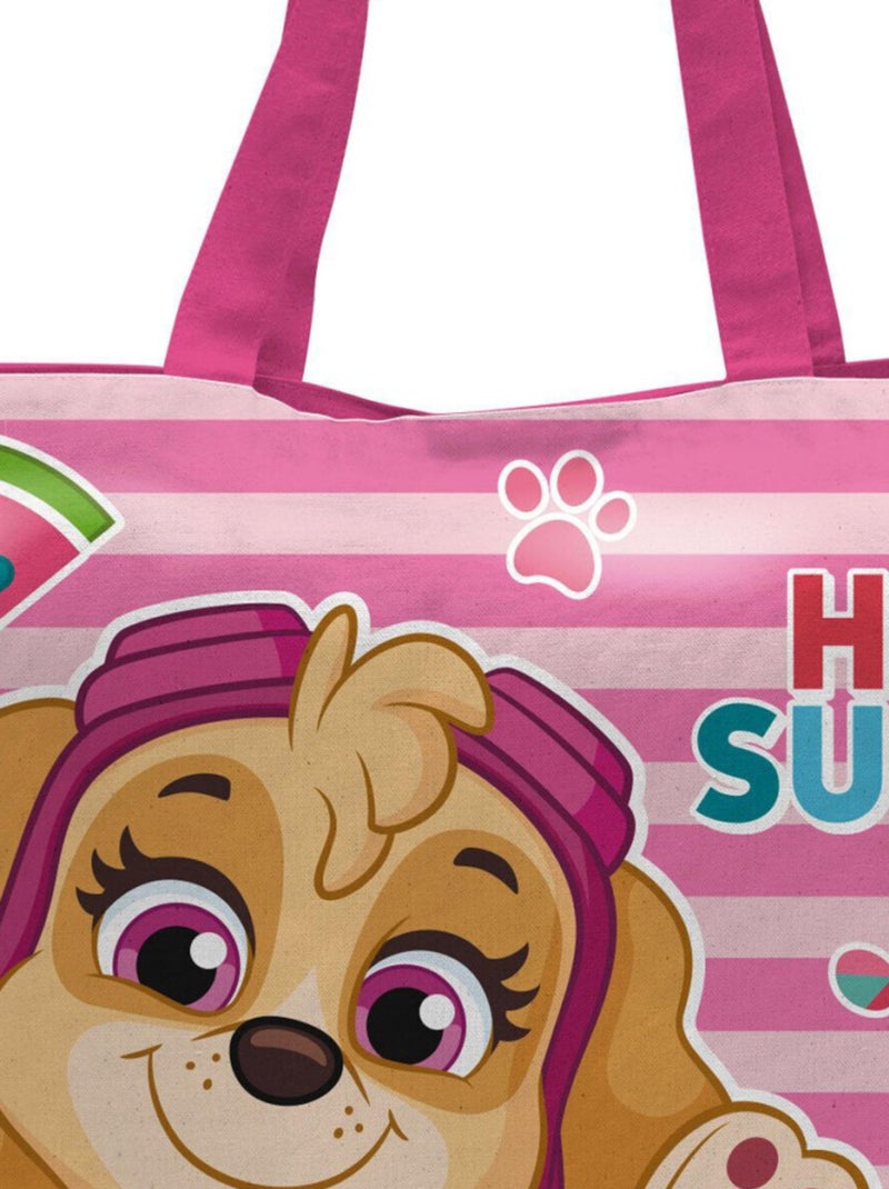 Sac de plage Stella Pat Patrouille avec fermeture éclair Rose - Kiabi