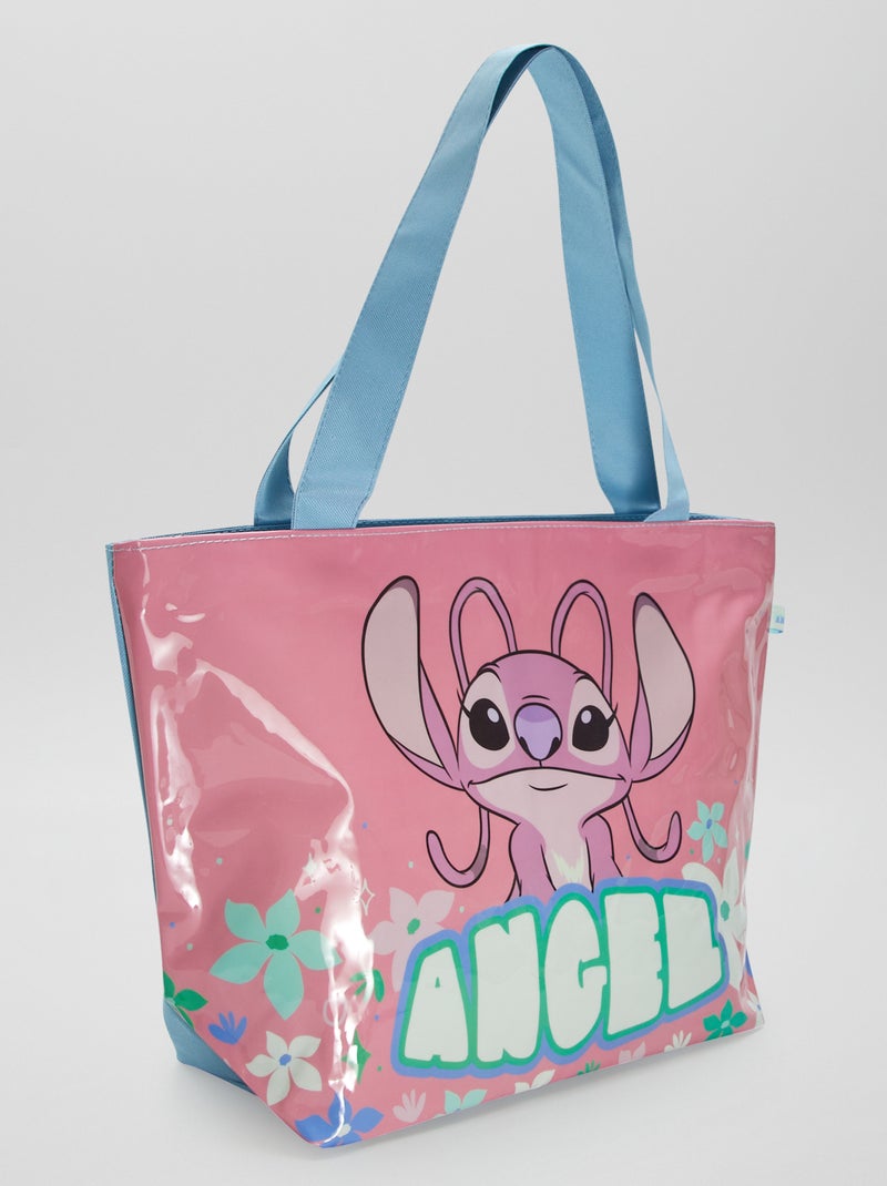 Sac de plage 'Stitch' Rose - Kiabi