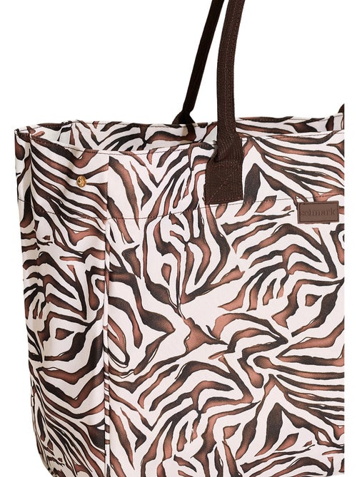 Sac de plage zébré Complementos - Kiabi