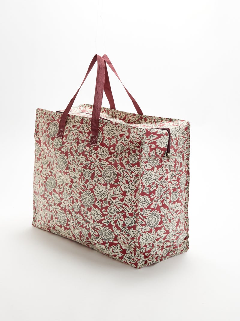 Sac de rangement imprimé Rouge - Kiabi