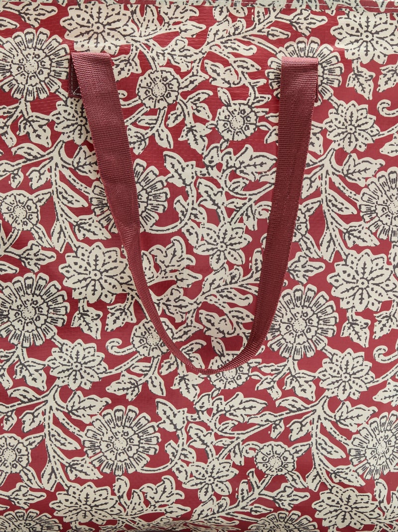 Sac de rangement imprimé Rouge - Kiabi