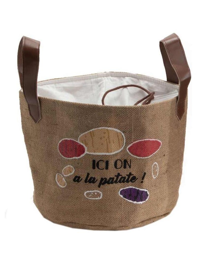 Sac de rangement pour légumes ou pommes de terre Marron - Kiabi