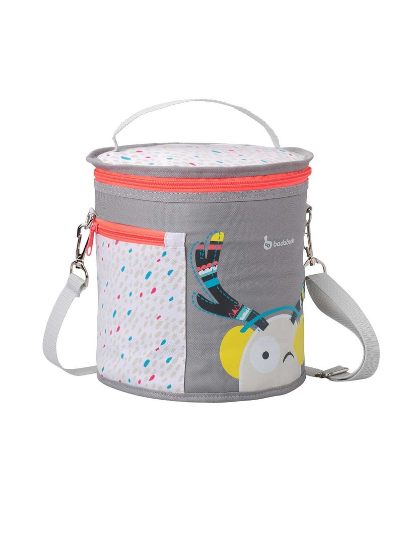 Sac de repas isotherme 'Badabulle' gris - Kiabi