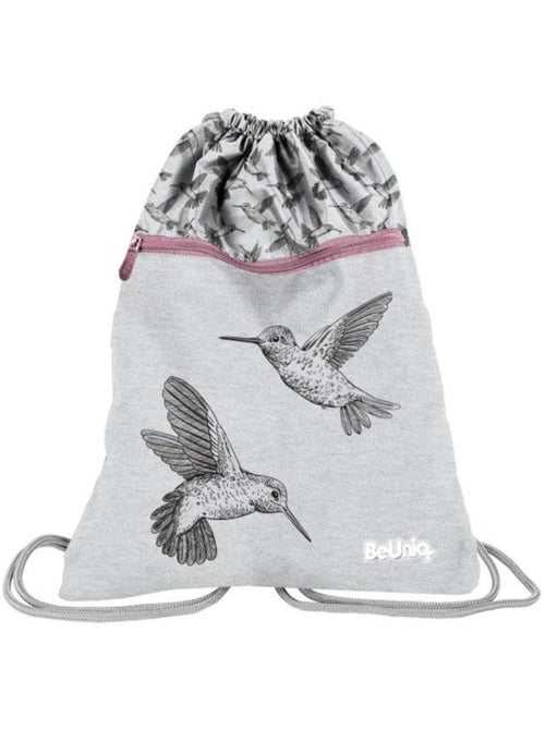 Sac de sport à cordons Paso Premium Koliber BeUniq 45 cm – Imprimé colibri Paso - Kiabi