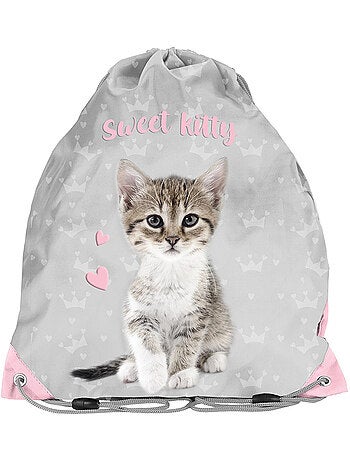 Sac de sport à dos avec cordons Cat Sweet Kitty 38 cm La boutique des toons