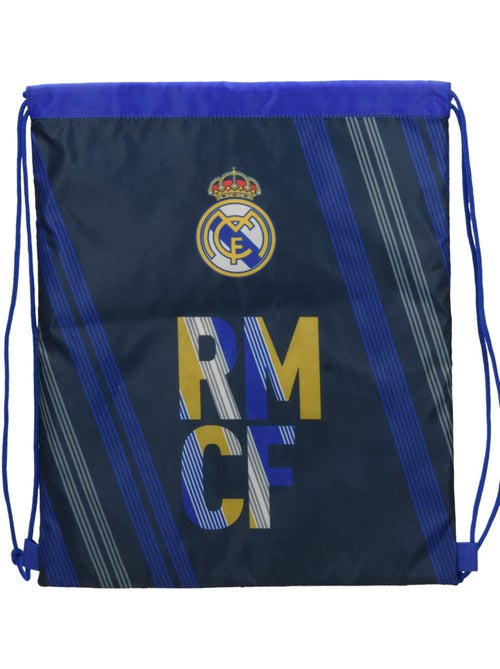 Sac de sport à ficelles grande taille Real Madrid – 100% polyester 40 cm - Kiabi