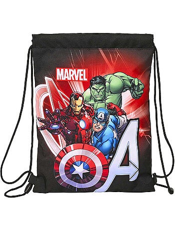 Sac de sport avec cordons 'Avengers' imprimé super-héros 34 x 26 cm AVENGERS