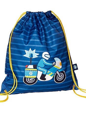 Sac de sport avec motif de motard de la police