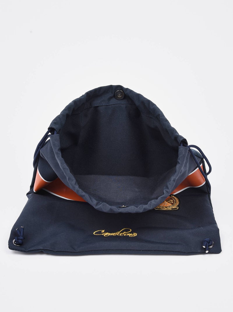 Sac De Sport Cameleon Polyester Bleu Orange Blanc - Kiabi