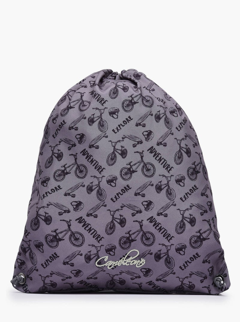 Sac De Sport Cameleon Polyester Gris Violet Gris - Kiabi