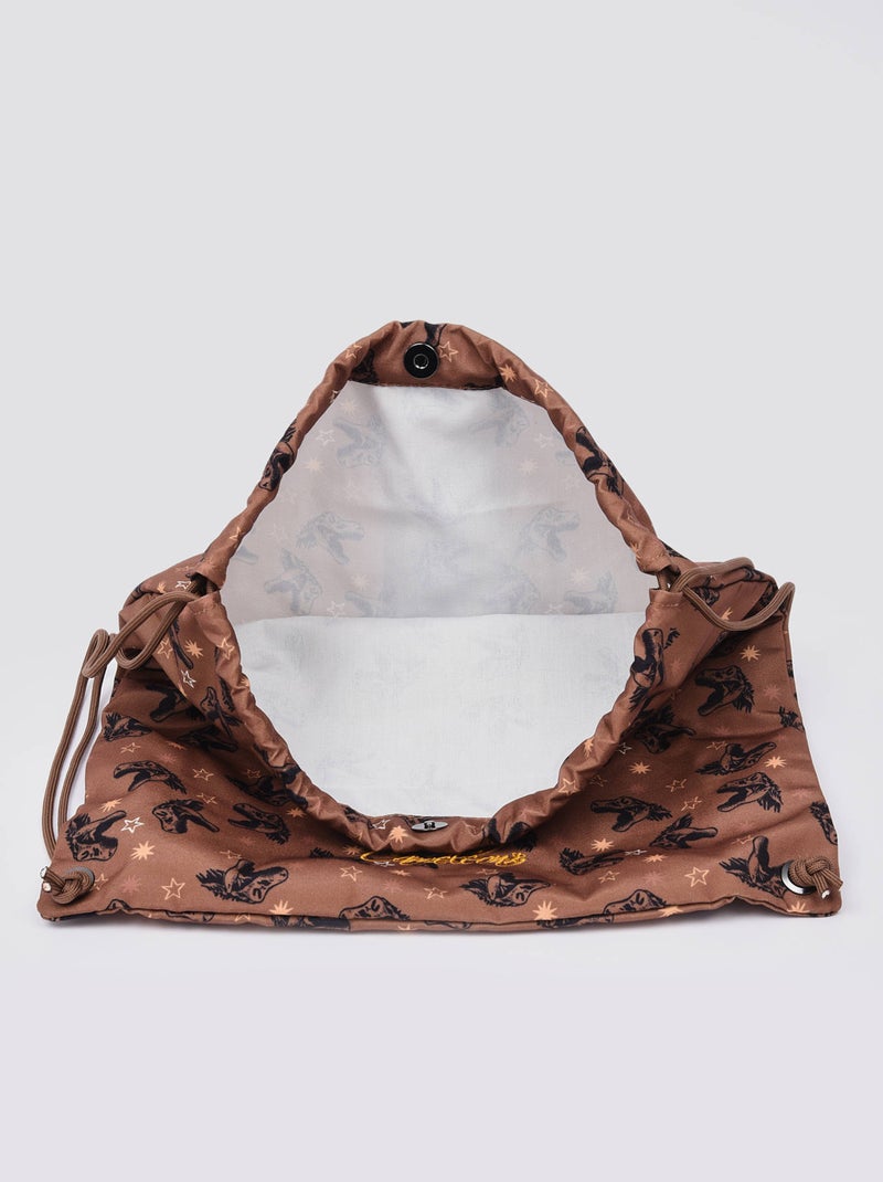 Sac De Sport Cameleon Polyester Recycle Gris Marron Noir - Kiabi