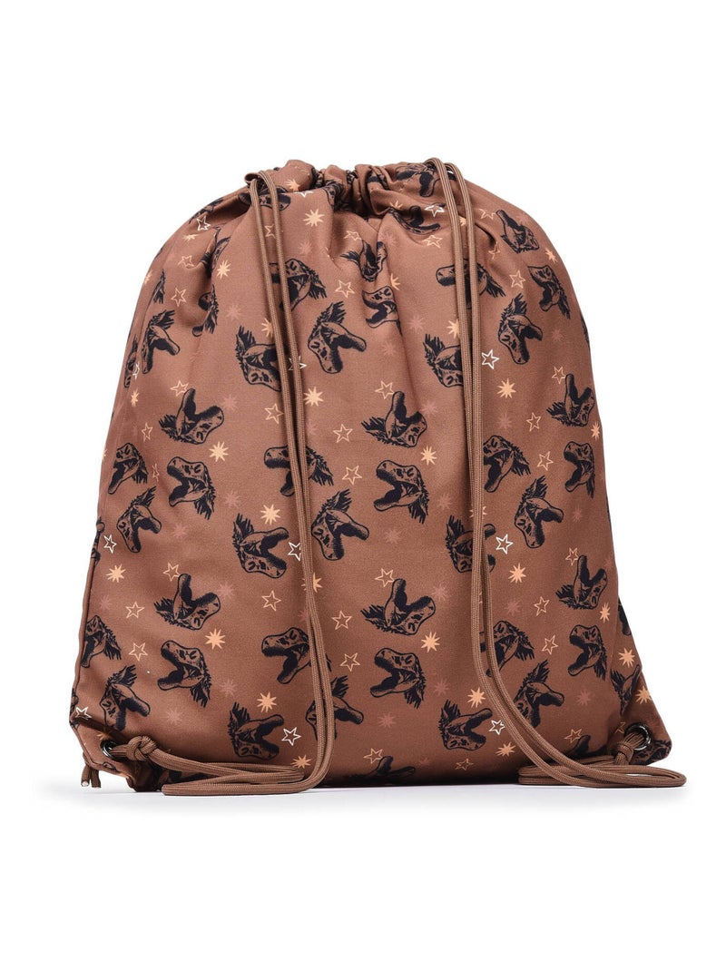 Sac De Sport Cameleon Polyester Recycle Gris Marron Noir - Kiabi
