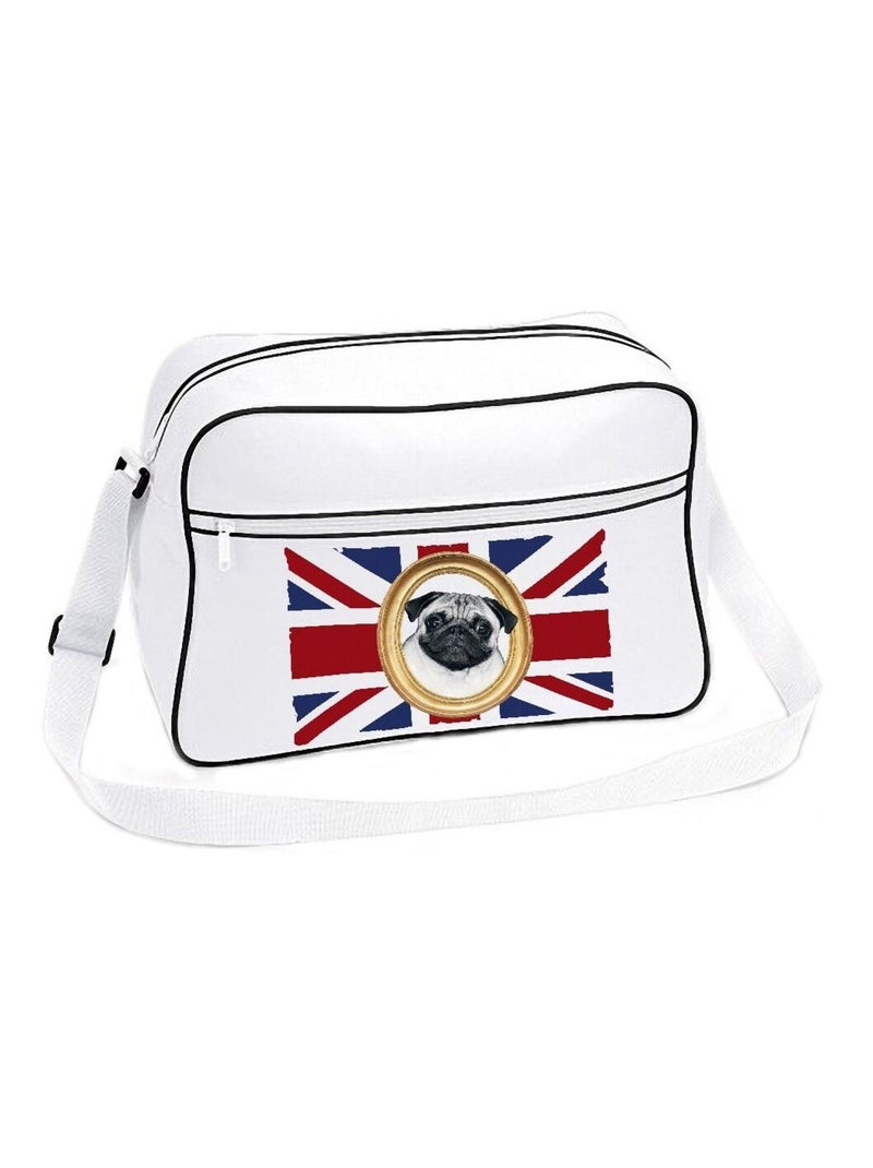 Sac de sport Carlin UK blanc - IMPRIME EN FRANCE Blanc - Kiabi