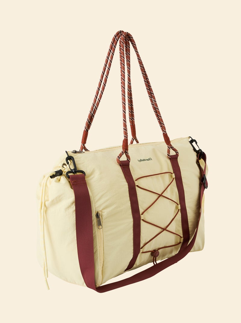 Sac de sport (ekstract) avec poches extérieures et rangement chaussures Jaune - Kiabi