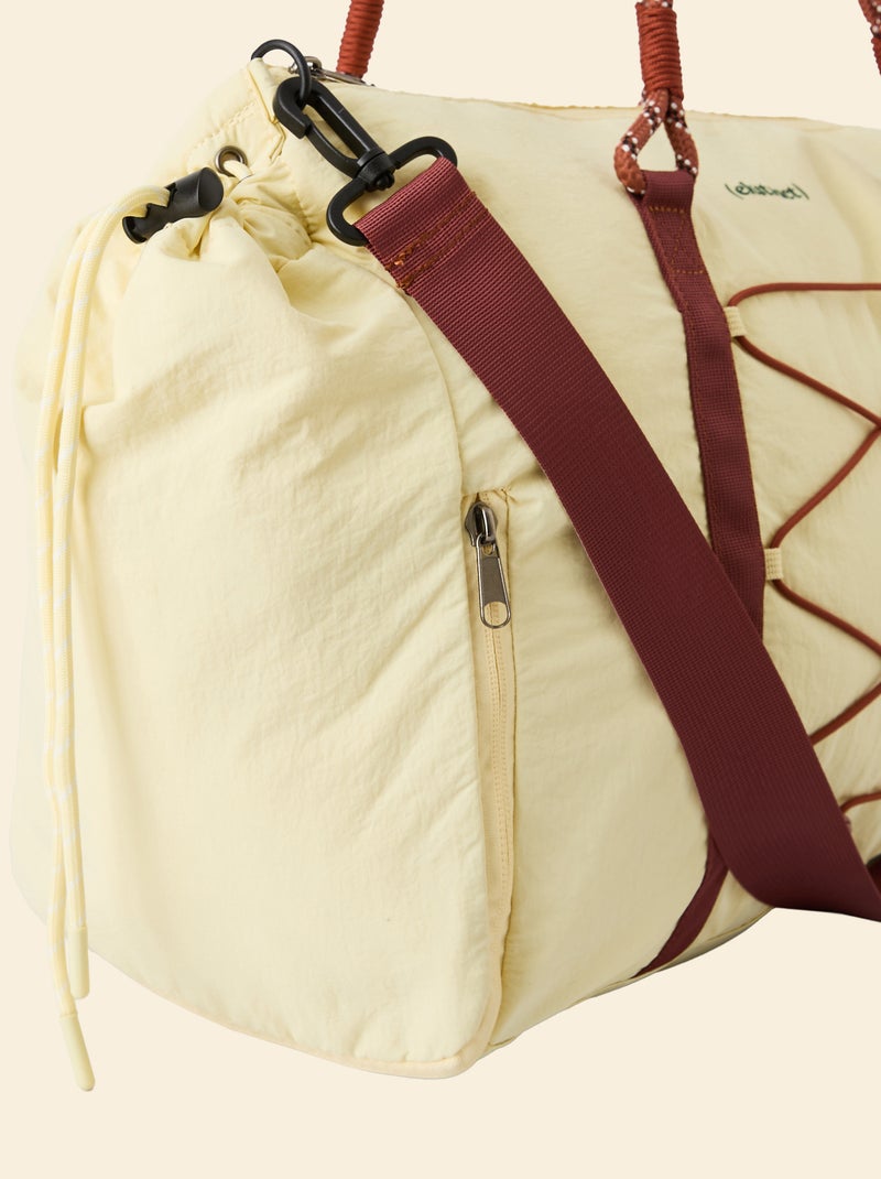 Sac de sport (ekstract) avec poches extérieures et rangement chaussures Jaune - Kiabi