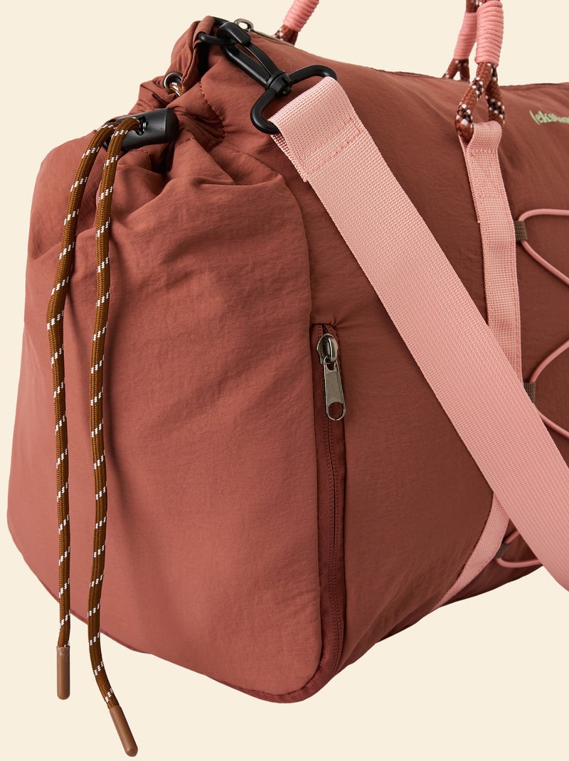 Sac de sport (ekstract) avec poches extérieures et rangement chaussures Marron - Kiabi