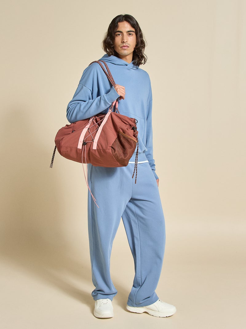 Sac de sport (ekstract) avec poches extérieures et rangement chaussures Marron - Kiabi