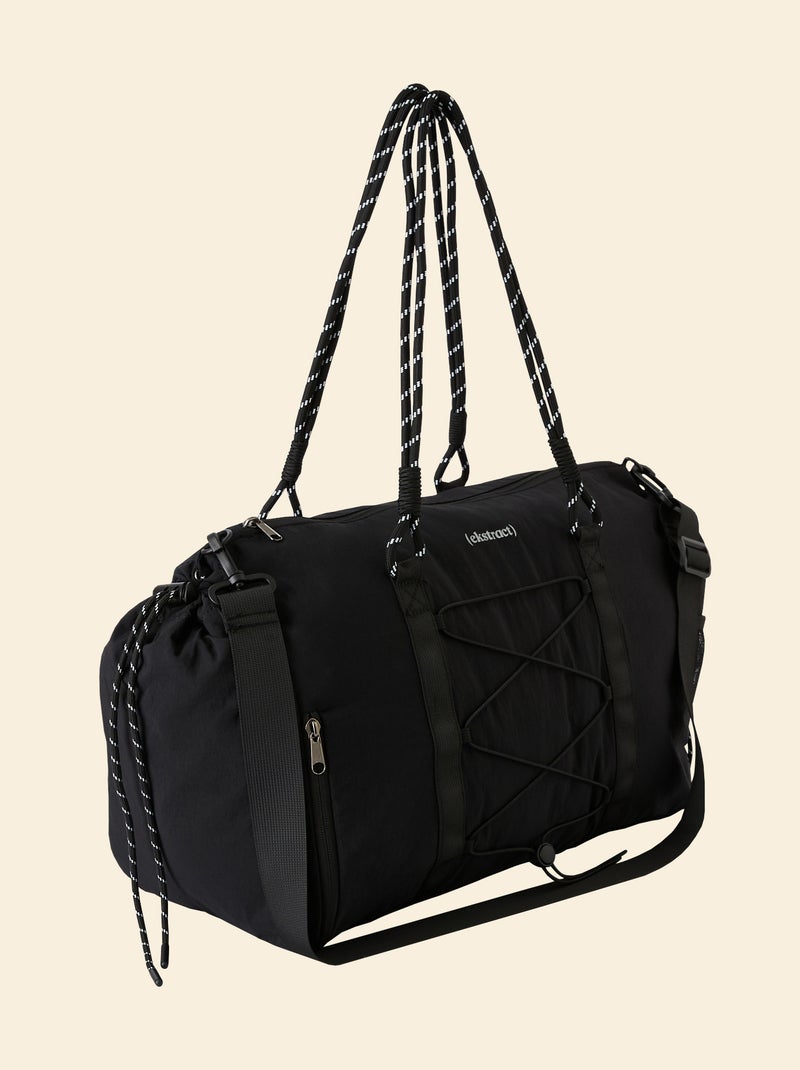 Sac de sport (ekstract) avec poches extérieures et rangement chaussures Noir - Kiabi