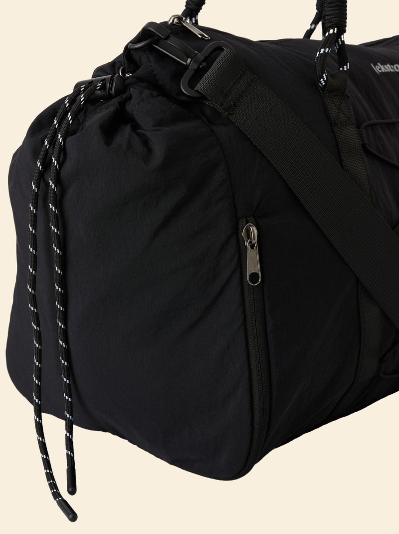 Sac de sport (ekstract) avec poches extérieures et rangement chaussures Noir - Kiabi