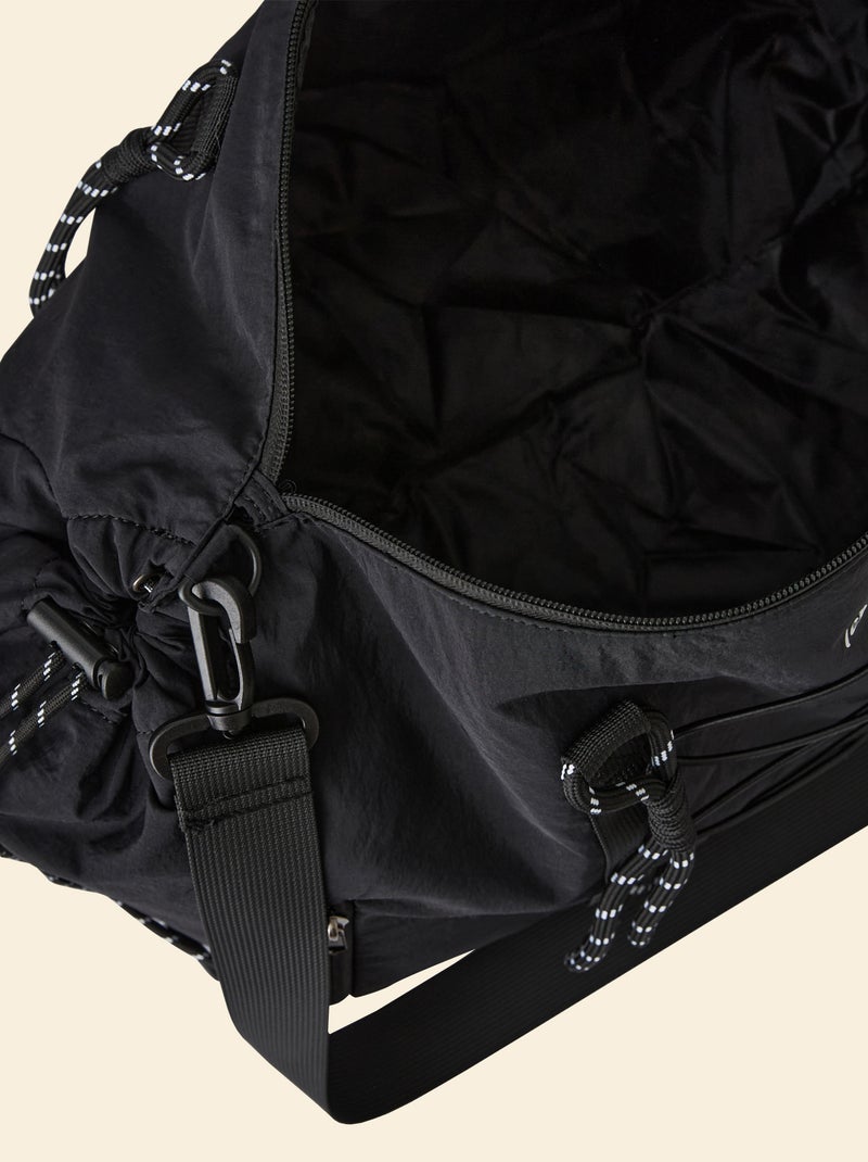 Sac de sport (ekstract) avec poches extérieures et rangement chaussures Noir - Kiabi