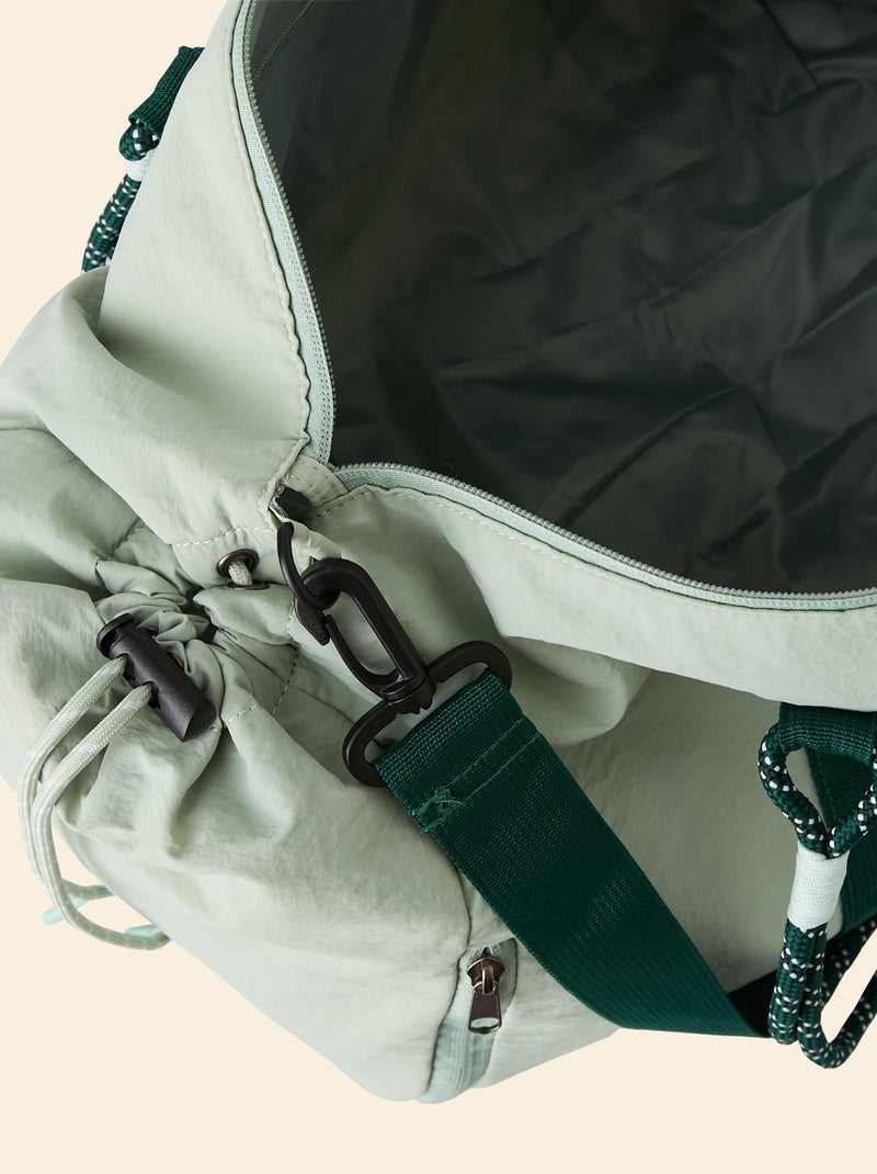 Sac de sport (ekstract) avec poches extérieures et rangement chaussures Vert - Kiabi