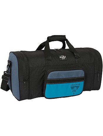 Sac de sport en polyester recyclé safta blackfit8 california