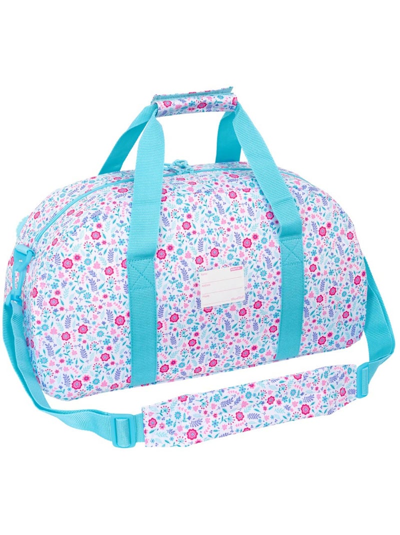 Sac de sport en tissu à imprimé floral CMP Blackfit8 Bleu Rose clair Gris - Kiabi
