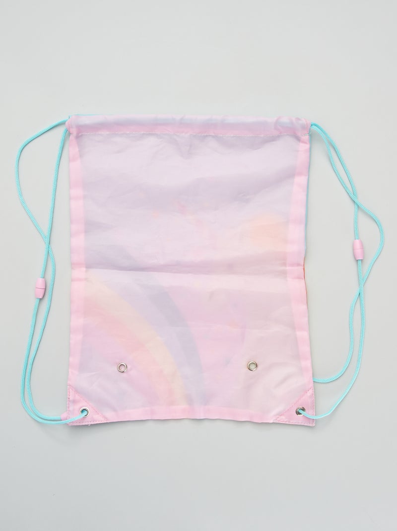 Sac de sport 'Licorne' - bleu - Kiabi - 6.00�?�