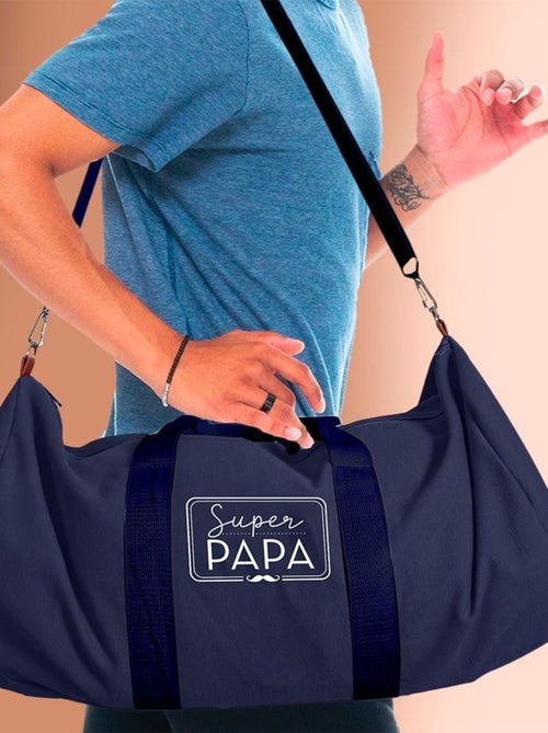 Sac de sport Super Papa marine - Kiabi
