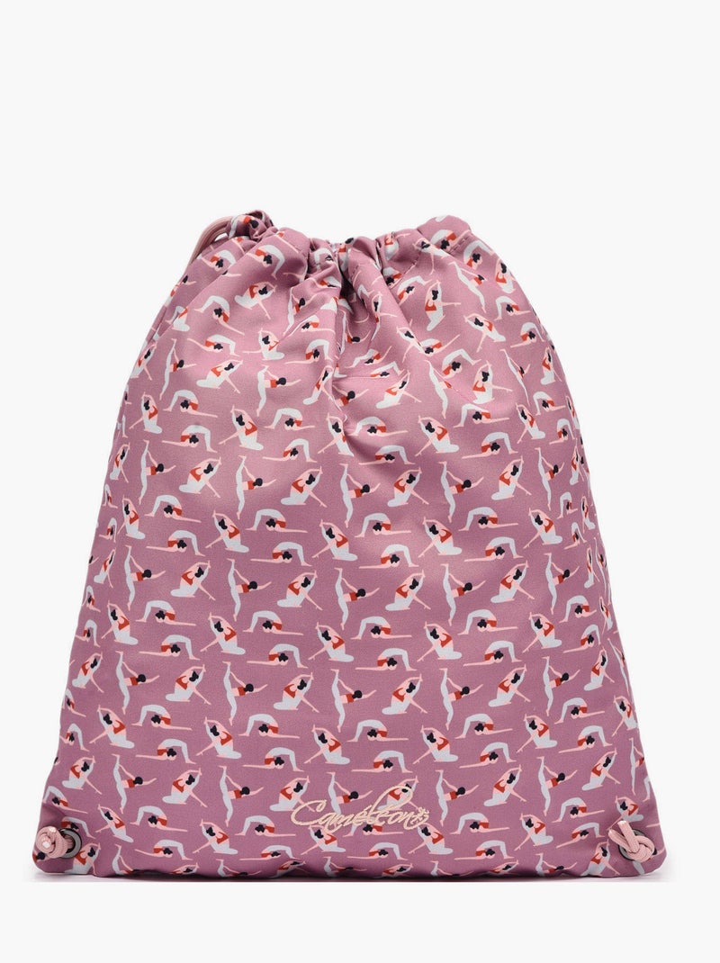Sac De Sport Vintage Fantasy Cameleon Polyester Recycle Violet aubergine - Kiabi