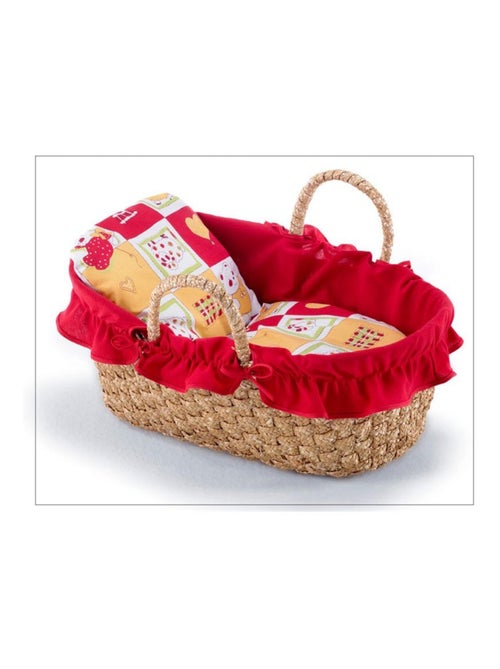 Sac de transport pour poupées 45 cm rouge - Kiabi