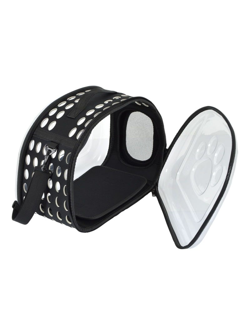 Sac de transport transparent pour chien et chat Noir - Kiabi