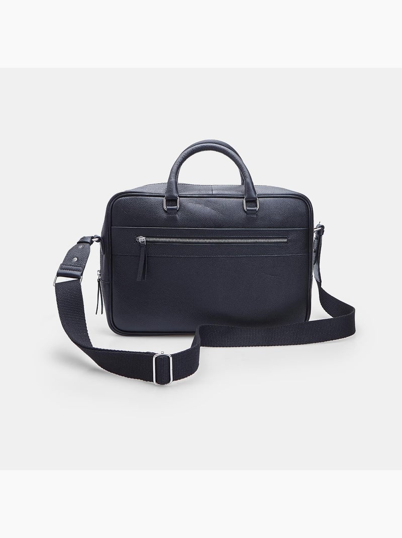 Sac de travail pour homme en cuir Noir - Kiabi