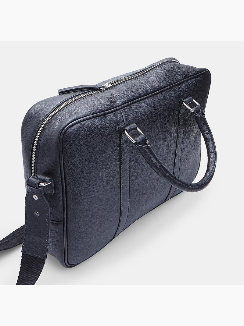Sac de travail pour homme en cuir Noir - Kiabi