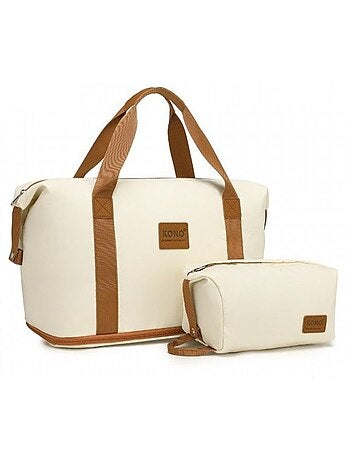 Sac de voyage 36 l compartiments secs et humides avec trousse - kono
