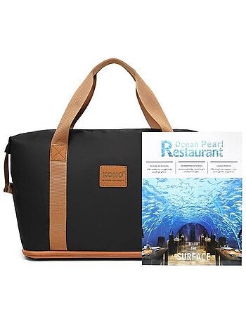 Sac de voyage 36 l compartiments secs et humides avec trousse - kono