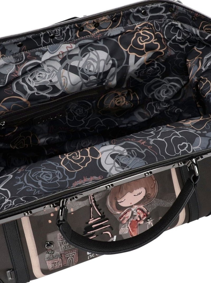 Sac à Dos Voyage Anekke Mademoiselle – Multicolore Noir/marron – Pour Laptop – Dos Aéré