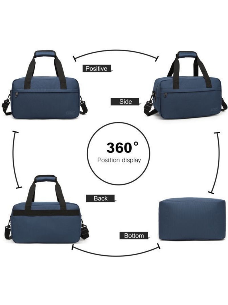Sac de voyage cabine 35x20x20 cm 14 l trolley - kono Bleu - Kiabi