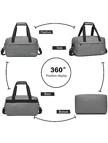 Sac de voyage cabine 35x20x20 cm 14 l trolley - kono