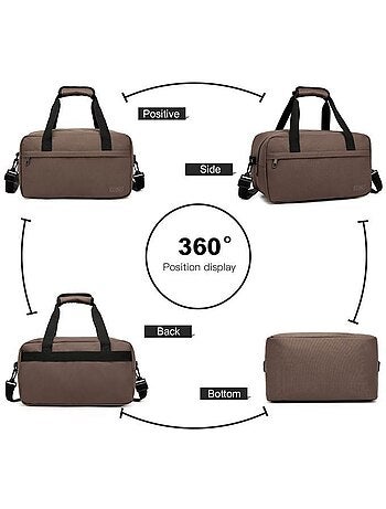 Sac de voyage cabine 35x20x20 cm 14 l trolley - kono
